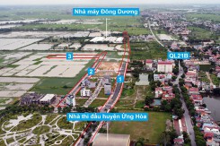 Đường sẽ mở theo quy hoạch ở thị trấn Vân Đình, Ứng Hòa, Hà Nội (phần 1)