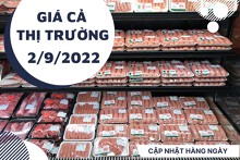 Giá cả thị trường hôm nay 2/9/2022: Siêu thị khuyến mãi thịt tươi sống các loại