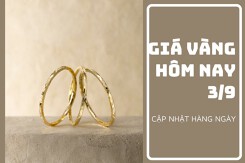 Giá vàng hôm nay 3/9: Điều chỉnh trái chiều từ 40.000 đồng/lượng đến 150.000 đồng/lượng