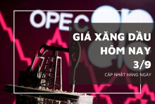 Giá xăng dầu hôm nay 3/9: Duy trì đà giảm trong phiên cuối tuần