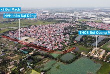 Đường sẽ mở theo quy hoạch ở xã Đại Mạch, Đông Anh, Hà Nội (phần 4)