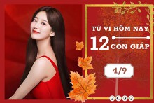 Tử vi hàng ngày hôm nay của 12 con giáp 4/9/2022: Mão sự nghiệp may mắn, Dậu tài lộc không tệ
