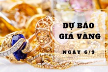 Dự báo giá vàng 6/9: Tiếp tục tăng theo đà thế giới?
