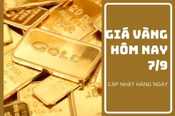 Giá vàng hôm nay 7/9: Điều chỉnh giảm từ 100.000 đồng/lượng đến 150.000 đồng/lượng
