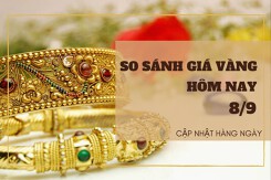 Dự báo giá vàng 8/9: Có thể giảm vào đầu phiên?