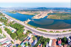 Đường ven biển Dung Quất - Sa Huỳnh mới thực hiện 14% khối lượng
