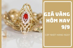Giá vàng hôm nay 9/9: Vừa đứng yên vừa giảm từ 50.000 đồng/lượng đến 100.000 đồng/lượng