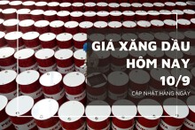 Giá xăng dầu hôm nay 10/9: Bật tăng trở lại trong phiên sáng nay