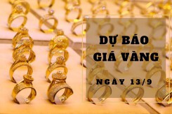 Dự báo giá vàng 13/9: Tiếp tục đà tăng nhẹ?