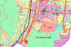 Bản đồ quy hoạch giao thông xã Cam An Nam, huyện Cam Lâm, tỉnh Khánh Hòa