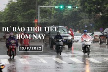 Dự báo thời tiết hôm nay 13/9/2022: Hà Nội, Đà Nẵng và TP HCM ngày nắng, chiều tối có mưa rào