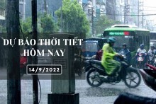 Dự báo thời tiết hôm nay 14/9/2022: Hà Nội ngày nắng, Đà Nẵng và TP HCM có mưa dông