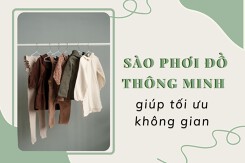 Top những loại sào phơi đồ thông minh tiện lợi, giúp tối ưu không gian