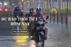Dự báo thời tiết hôm nay 15/9/2022: Hà Nội sáng sớm có sương mù, Đà Nẵng và TP HCM chiều tối có mưa