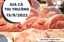 Giá cả thị trường hôm nay 15/9/2022: Siêu thị giữ ổn định giá thịt heo các loại