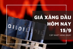 Giá xăng dầu hôm nay 15/9: Tiếp đà phục hồi, giá dầu tăng trên 1%