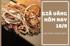 Giá vàng hôm nay 16/9: Điều chỉnh giảm từ 250.000 đồng/lượng đến 300.000 đồng/lượng