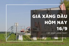 Giá xăng dầu hôm nay 16/9: Quay đầu giảm mạnh gần 4% trên sàn Tokyo