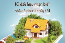 Top 10 dấu hiệu nhận biết nhà có phong thủy tốt