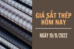 Giá sắt thép xây dựng hôm nay 19/9: Quay đầu tăng, ghi nhận mức 3.727 nhân dân tệ/tấn