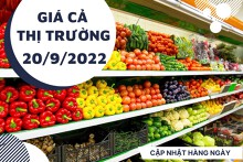 Giá cả thị trường hôm nay 20/9/2022: Giá rau củ quả, trái cây tại các siêu thị duy trì ổn định