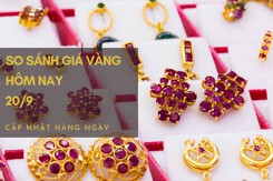 So sánh giá vàng hôm nay 20/9: Vàng miếng SJC giao dịch trên 66,5 triệu đồng/lượng