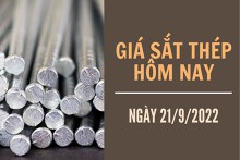 Giá sắt thép xây dựng hôm nay 21/9: Duy trì đà giảm trên Sàn Thượng Hải