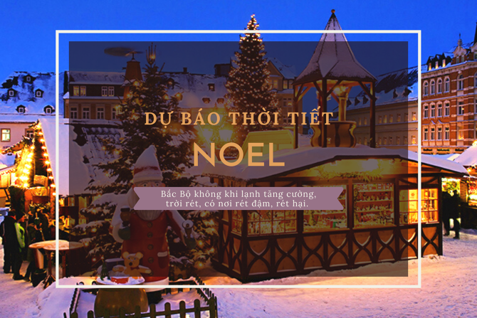 Thông tin dự báo thời tiết Noel mới nhất ở ba miền