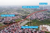 Đường sẽ mở theo quy hoạch ở xã Tiên Dương, Đông Anh, Hà Nội (phần 9)