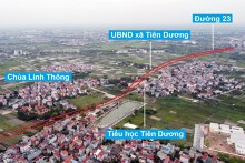 Đường sẽ mở theo quy hoạch ở xã Tiên Dương, Đông Anh, Hà Nội (phần 9)
