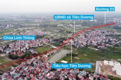 Đường sẽ mở theo quy hoạch ở xã Tiên Dương, Đông Anh, Hà Nội (phần 9)