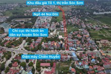 Đường sẽ mở theo quy hoạch ở thị trấn Sóc Sơn, Sóc Sơn, Hà Nội (phần 3)