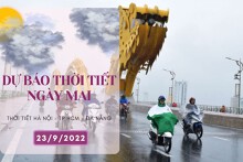 Dự báo thời tiết ngày mai 23/9/2022: Hà Nội và TP HCM vẫn mưa dông, Đà Nẵng tiếp tục mưa to