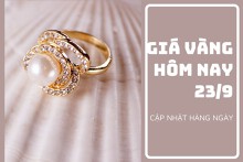 Giá vàng hôm nay 23/9: Điều chỉnh tăng nhẹ 50.000 đồng/lượng
