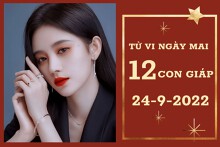 Tử vi ngày mai của 12 con giáp 24/9/2022: Tỵ tài lộc tuột dốc, Hợi tình cảm trì trệ