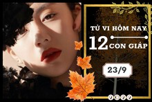 Tử vi hàng ngày hôm nay của 12 con giáp 23/9/2022: Thìn tài lộc chững lại, Tuất khó khăn chồng chất