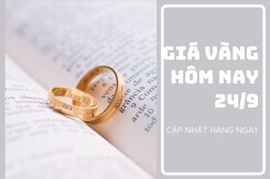 Giá vàng hôm nay 24/9: Chủ yếu khi nhận xu hướng giảm không quá 100.000 đồng/lượng sáng cuối tuần