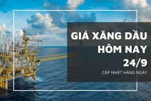 Giá xăng dầu hôm nay 24/9: Trượt dốc sâu trong phiên cuối tuần