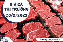 Giá cả thị trường hôm nay 26/9/2022: Đầu tuần, giá thực phẩm thiết yếu tại siêu thị ổn định