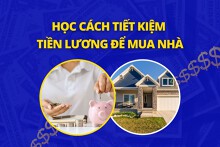 Học cách tiết kiệm tiền lương hiệu quả để sở hữu ngôi nhà mơ ước