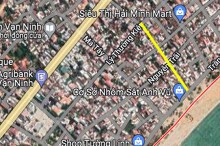 Đường sẽ mở ở thị trấn Vạn Giã, huyện Vạn Ninh, tỉnh Khánh Hòa
