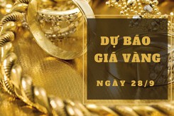 Dự báo giá vàng 28/9: Vàng SJC đi ngược chiều thế giới?