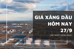 Giá xăng dầu hôm nay 27/9: Liên tục sụt giảm với mức điều chỉnh dưới 1%