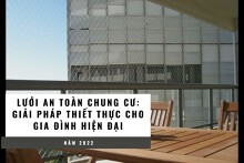 Lưới an toàn chung cư: Giải pháp thiết thực cho gia đình hiện đại