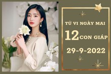 Tử vi ngày mai của 12 con giáp 29/9/2022: Tỵ tài lộc vượng tiến, Dần sự nghiệp thăng hoa