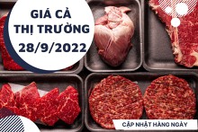 Giá cả thị trường hôm nay 4/10/2022: Thực phẩm tươi sống duy trì mức giá ổn định trong ngày