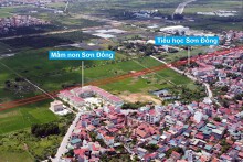 Đường sẽ mở theo quy hoạch ở xã Sơn Đồng, Hoài Đức, Hà Nội (phần 3)