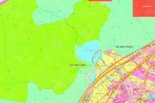 Bản đồ quy hoạch sử dụng đất xã Vạn Long, huyện Vạn Ninh, tỉnh Khánh Hòa