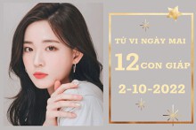 Tử vi ngày mai của 12 con giáp 2/10/2022: Sửu tài lộc hanh thông, Tuất tình cảm viên mãn