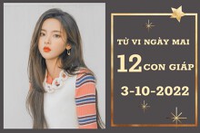 Tử vi ngày mai của 12 con giáp 3/10/2022: Tý tài lộc rực rỡ, Ngọ sự nghiệp may mắn